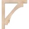Ekena Millwork Imperial Block Smooth Bracket w/ Offset Brace, Douglas Fir, 5 1/2"W x 30"D x 34"H BKT0604X30X34IMP05SDF - alternate 2